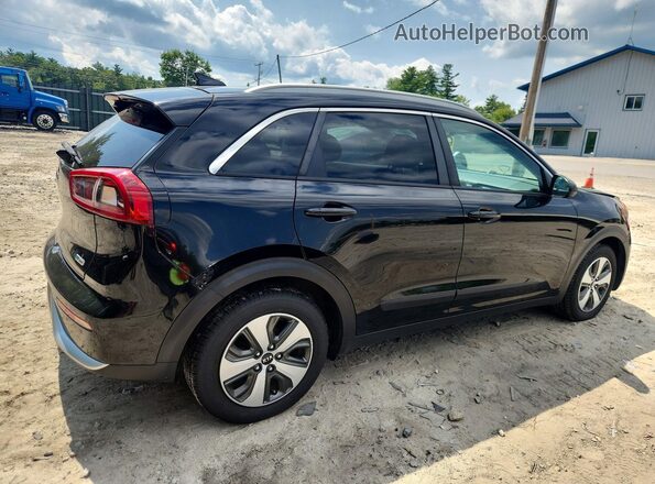 KNDCB3LC4H5066659 2017 KIA NIRO Черный Передняя правая четверть