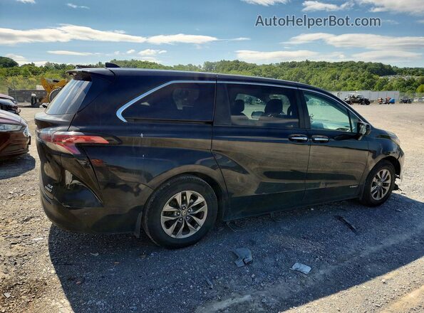5TDYRKECXMS029029 2021 TOYOTA SIENNA Black Delantero derecho