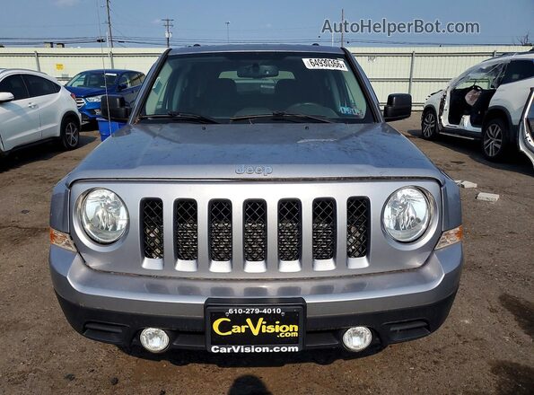 1C4NJRBB2HD194590 2017 JEEP PATRIOT Серебряный Вид сзади