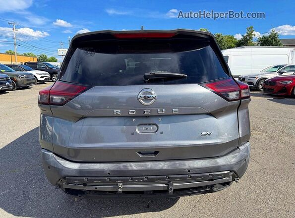 5N1AT3BA7MC733987 2021 NISSAN ROGUE Серый Вид наклейки с VIN-кодом