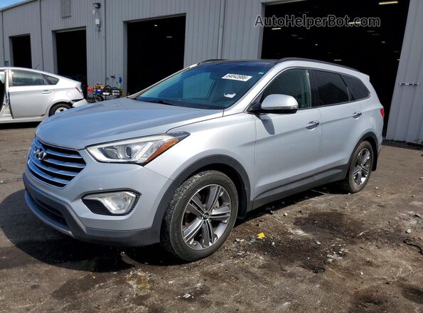 KM8SR4HF8GU157658 2016 HYUNDAI SANTA FE Silver Հետևի ձախ