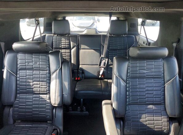 1GYS4RKL7MR431391 2021 CADILLAC ESCALADE Black Widok wnętrza z tyłu