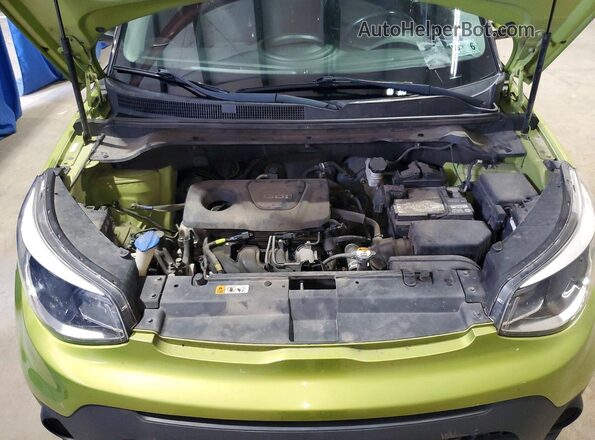 KNDJN2A26K7918752 2019 KIA SOUL Зеленый Вид подкапотного пространства