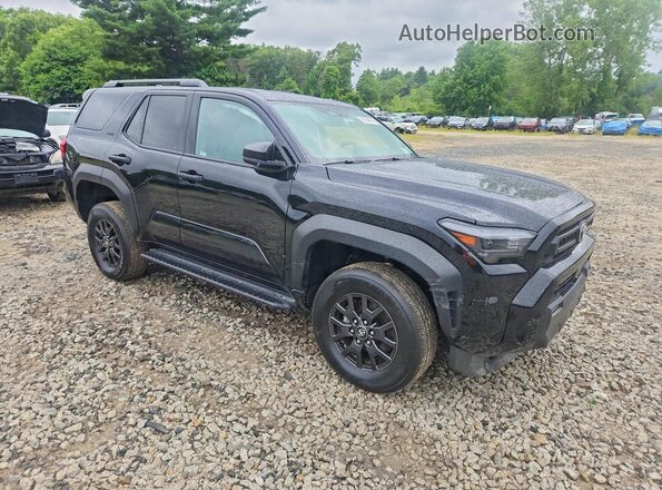 JTEVA5BR0S5038261 2025 TOYOTA 4RUNNER Black Դիմացի տեսք
