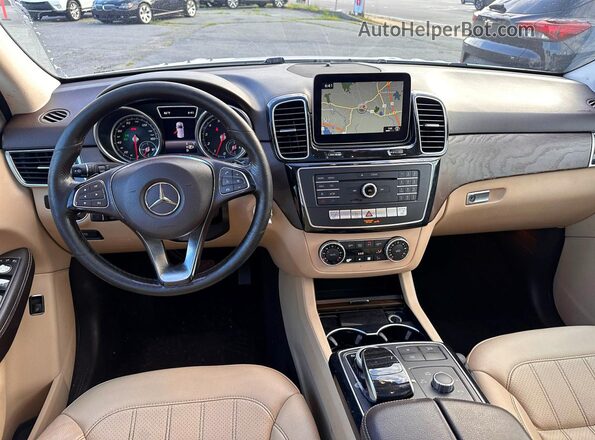 4JGDA5HB6JB198327 2018 MERCEDES-BENZ GLE-CLASS White უკანა სავარძლების ხედი