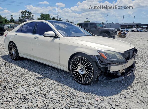 WDDUG6GB8JA361694 2018 MERCEDES-BENZ S White Вид спереду