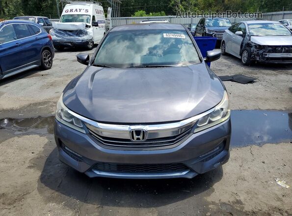 1HGCR2F55HA281396 2017 HONDA ACCORD Gray Vista trasera