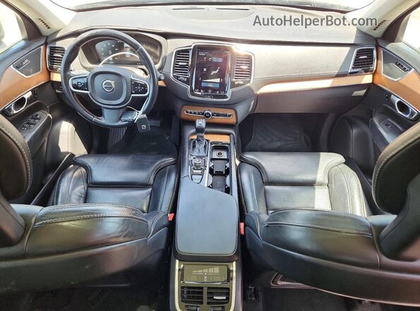 YV4A22PL8G1014479 2016 VOLVO XC90 Gray Вид щитка приладів