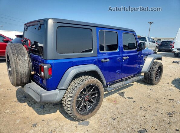 1C4HJXDN4LW269781 2020 JEEP WRANGLER Blue Առջևի աջ