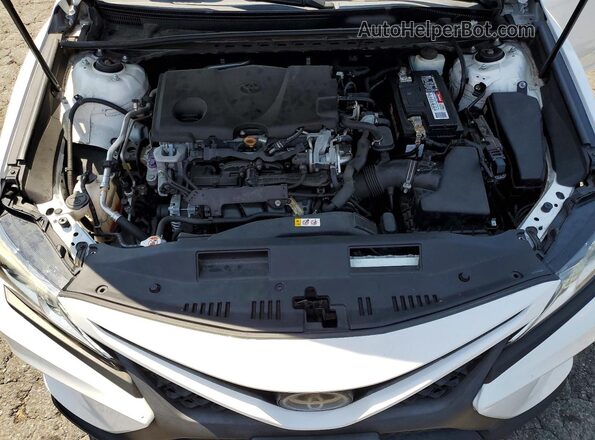 4T1B11HK3KU161905 2019 TOYOTA CAMRY Белый Вид подкапотного пространства