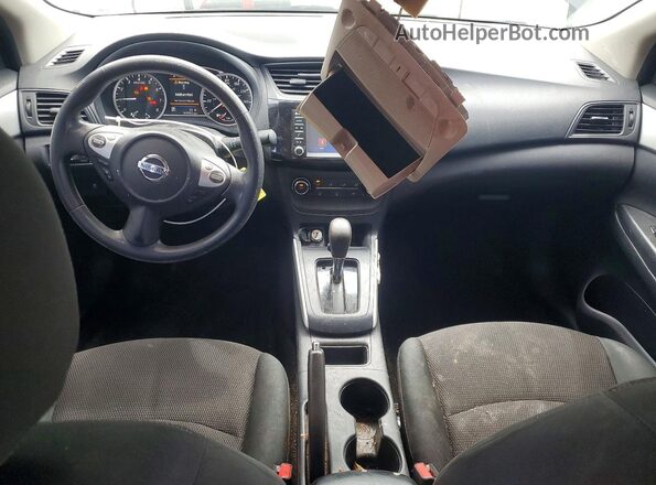 3N1AB7AP0KY325648 2019 NISSAN SENTRA Black Widok zestawu wskaźników