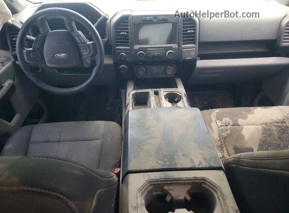 1FTEW1EG2HKC98888 2017 FORD F150 White Widok zestawu wskaźników