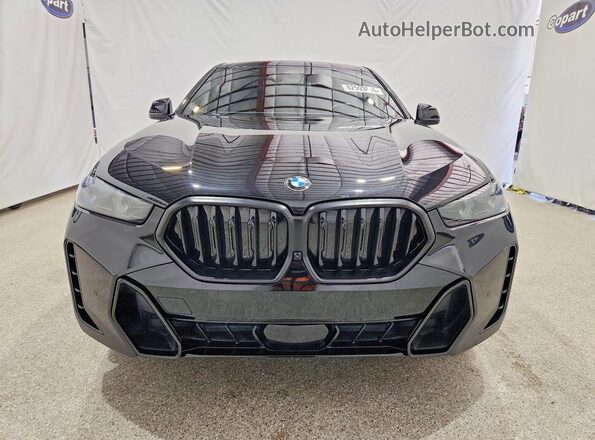 5UX33EX03R9S90779 2024 BMW X6 Black უკანა ხედი