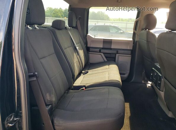 1FTEW1CP1HFC79521 2017 FORD F150 Black Սալոնի հետևի տեսք