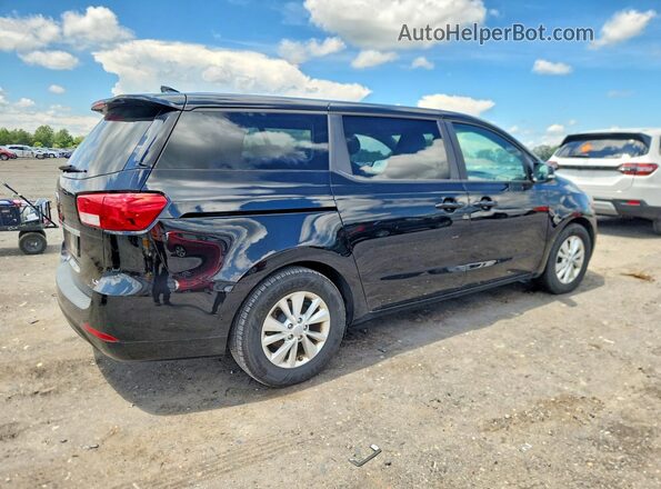 KNDMB5C19H6306877 2017 KIA SEDONA Черный Передняя правая четверть