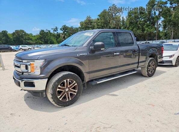 1FTFW1EG0JFA10305 2018 FORD F150 Black Trasero izquierdo