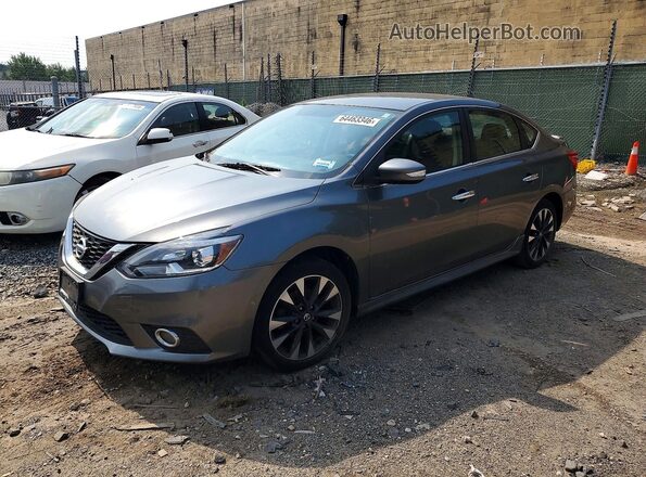 3N1AB7AP0HY205759 2017 NISSAN SENTRA Gray Tył lewy