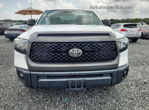 5TFRM5F15JX134035 2018 TOYOTA TUNDRA White Вид ззаду