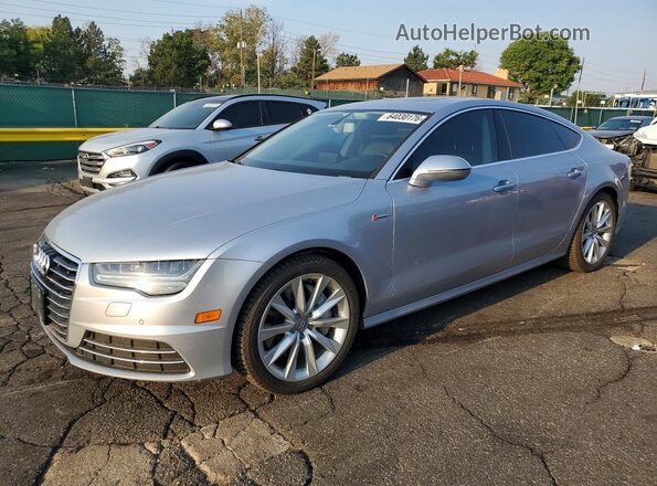 WAUWGAFC6GN003542 2016 AUDI A7 Серебряный Задняя левая четверть