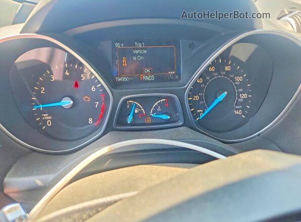 1FMCU9HD5KUC07939 2019 FORD ESCAPE Синий Вид задних сидений