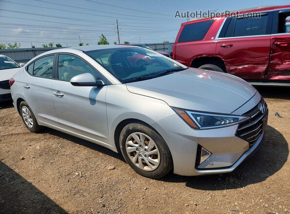 5NPD74LF1KH484321 2019 HYUNDAI ELANTRA Серебряный Вид спереди