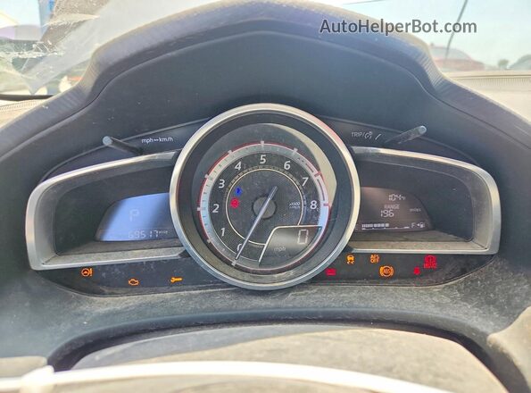 JM1BM1N30G1277628 2016 MAZDA 3 Blue Vista de los asientos traseros