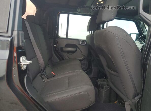 1C6JJTAG0PL575147 2023 JEEP GLADIATOR Black Rear interior view