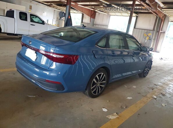 3VWEX7BU5SM021661 2025 VOLKSWAGEN JETTA Blue Przód prawy