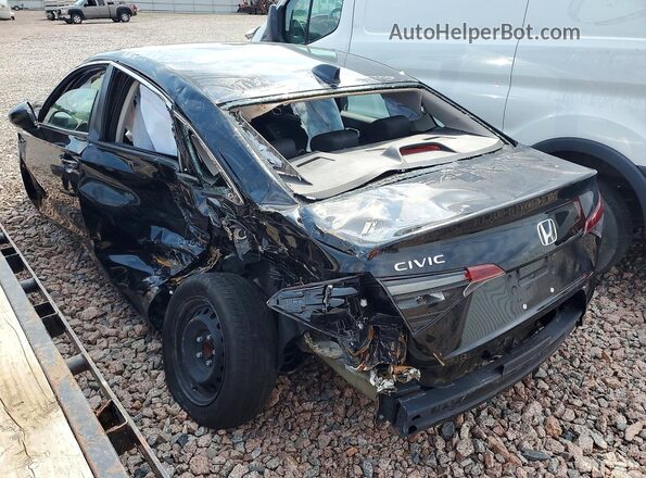 2HGFE2F21SH600493 2025 HONDA CIVIC Black უკანა მარჯვენა
