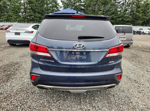 KM8SMDHF3HU184461 2017 HYUNDAI SANTA Blue წინა სალონის ხედი
