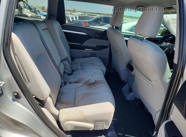 5TDZZRFH8KS295685 2019 TOYOTA HIGHLANDER Silver Вид підкапотного простору