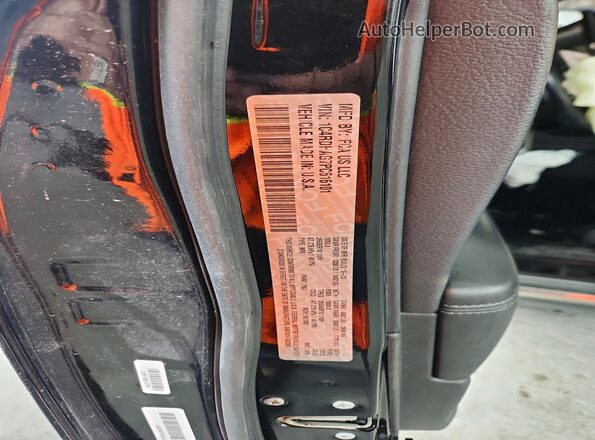 1C4RDHAG7PC616101 2023 DODGE DURANGO Черный Вид наклейки с VIN-кодом