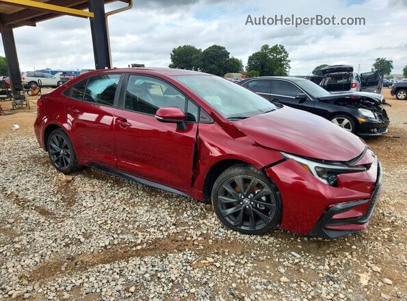 5YFS4MCE1PP155104 2023 TOYOTA COROLLA Maroon Vista frontal