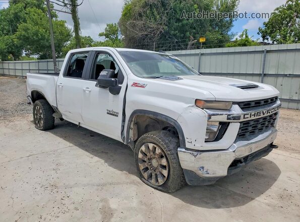 1GC4YNEY0MF208727 2021 CHEVROLET SILVERADO White წინა ხედი