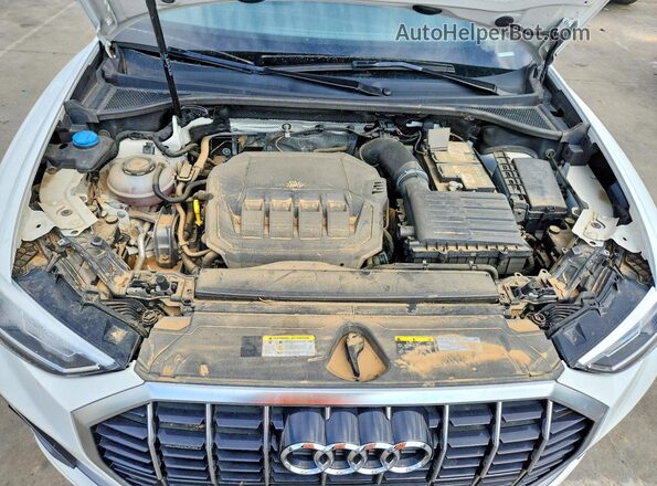 WA1DECF35R1034202 2024 AUDI Q3 White Widok naklejki z numerem VIN