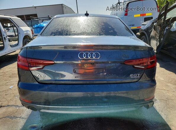 WAUENAF43JN004827 2018 AUDI A4 Black Widok wnętrza z przodu