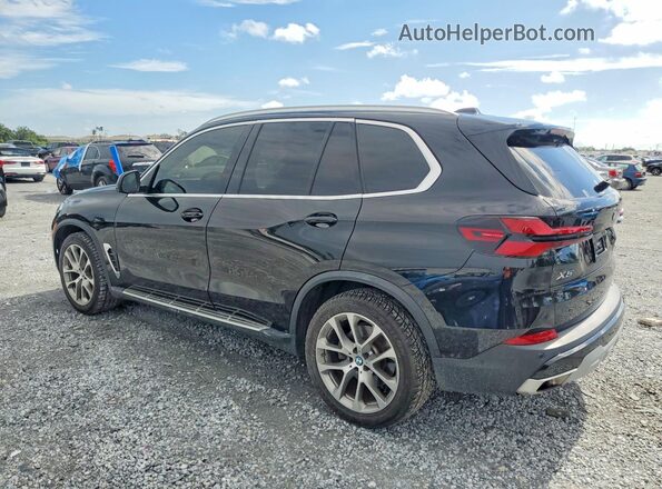 5UX13EU04R9S58824 2024 BMW X5 Black Rear right