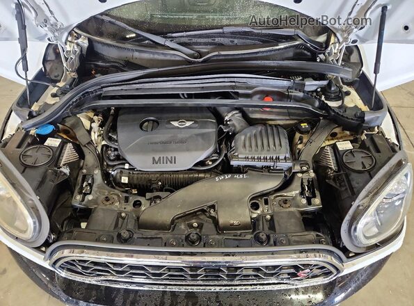 WMZYT5C56K3E69483 2019 MINI COOPER White Widok naklejki z numerem VIN