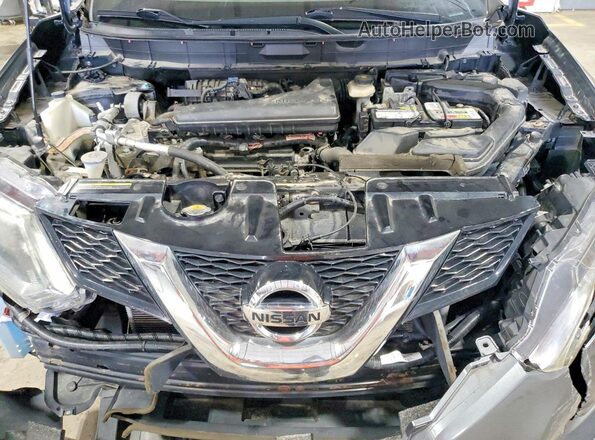 5N1AT2MV9GC923742 2016 NISSAN ROGUE Gray Widok naklejki z numerem VIN