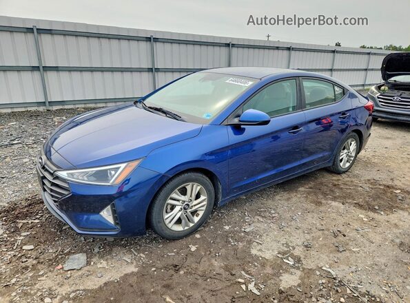 5NPD84LF8LH568909 2020 HYUNDAI ELANTRA Blue Tył lewy