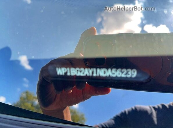 WP1BG2AY1NDA56239 2022 PORSCHE CAYENNE White Սալոնի հետևի տեսք