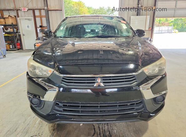 JA4AP3AU1GZ062638 2016 MITSUBISHI OUTLANDER Black Вид ззаду