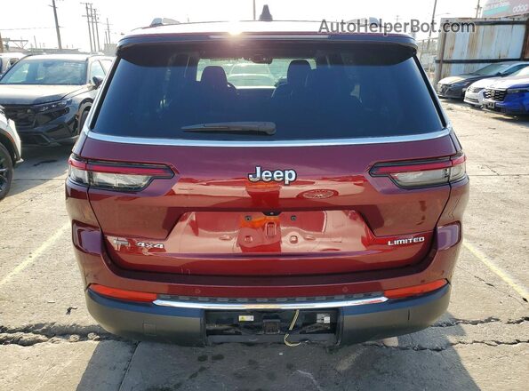 1C4RJKBG2P8753826 2023 JEEP GRAND Красный Вид салона спереди
