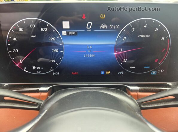 W1K6G7GB0MA042146 2021 MERCEDES-BENZ S Угольный Вид щитка приборов