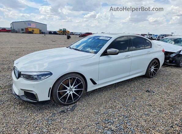 WBAJB9C54JB035377 2018 BMW M5 White Հետևի ձախ