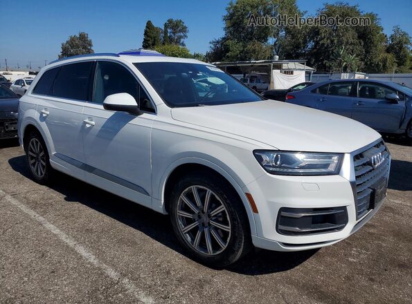 WA1LAAF74JD019630 2018 AUDI Q7 White Front view