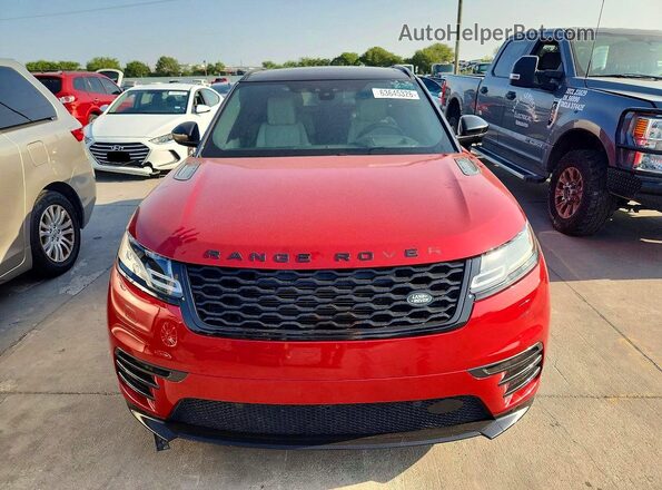 SALYM2RV6JA700241 2018 LAND ROVER RANGE Красный Вид сзади