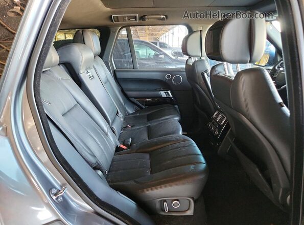 SALGS2EF8GA267479 2016 LAND ROVER RANGE Gray უკანა სალონის ხედი