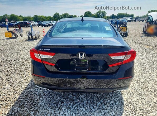 1HGCV1F12MA086689 2021 HONDA ACCORD Black Вид салону спереду