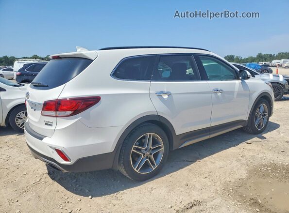 KM8SRDHF1HU221301 2017 HYUNDAI SANTA Белый Передняя правая четверть
